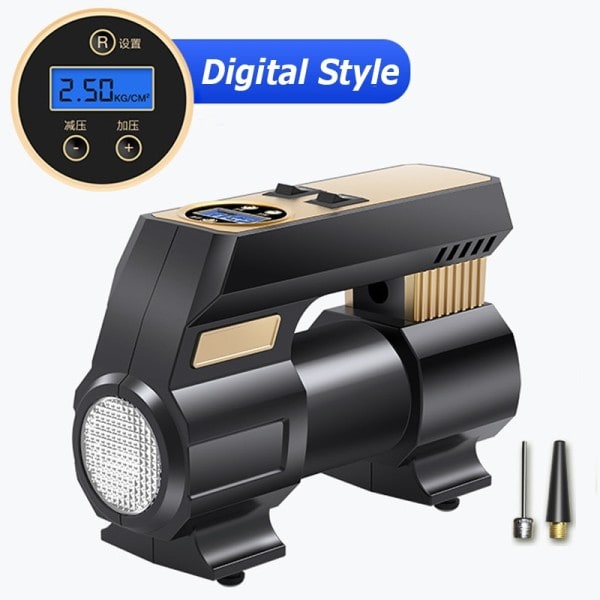 Kannettava auto ilma pumppu sähkö rengas täyttö pumppu 12V digitaalinen ilma kompressori auto rengas pumppu