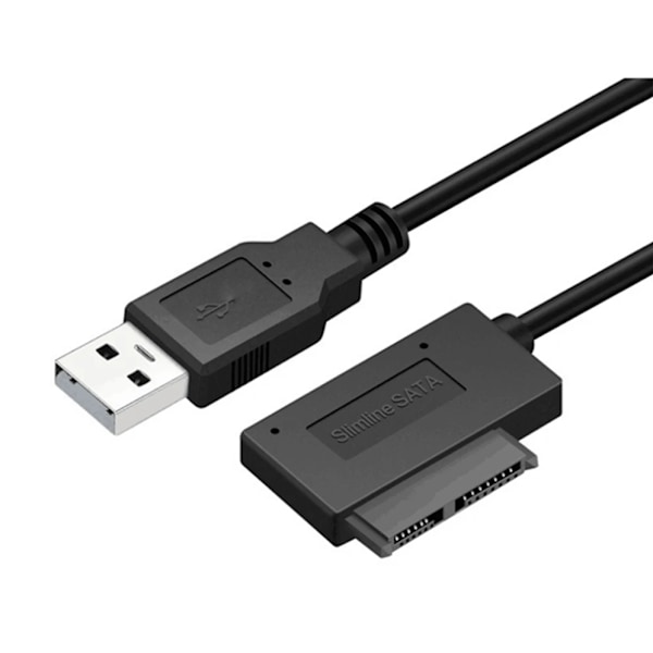 Mini Sata II 7+6 13Pin Adapter Converter Cable For Bærbar computer CD/DVD ROM Slimline Drive Converter