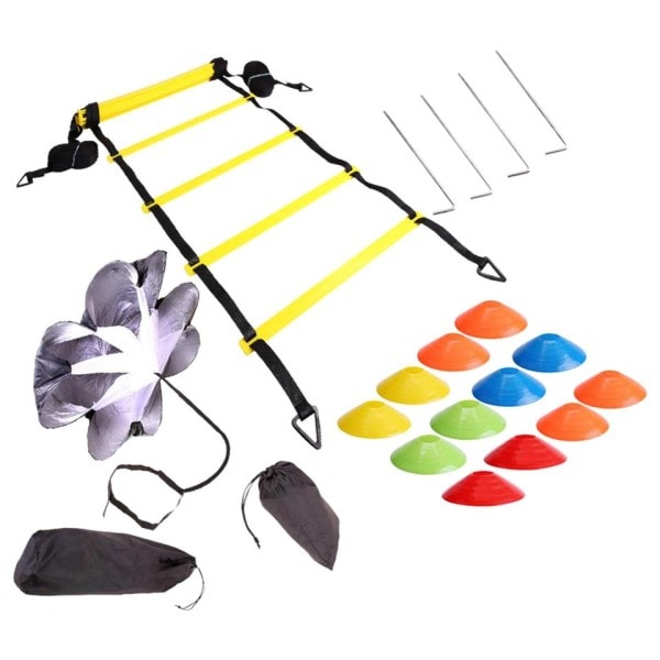 236" Speed Agility Ladder Træning Set Forbedrer Koordination Modstand Paraply
