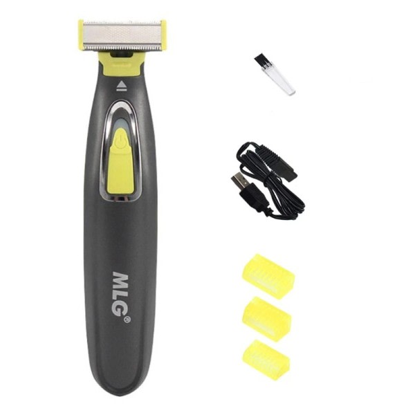 Elektrisk barbermaskin For menn og kvinner bærbar hel kropp trimmer USB T formet blad barberhøvel