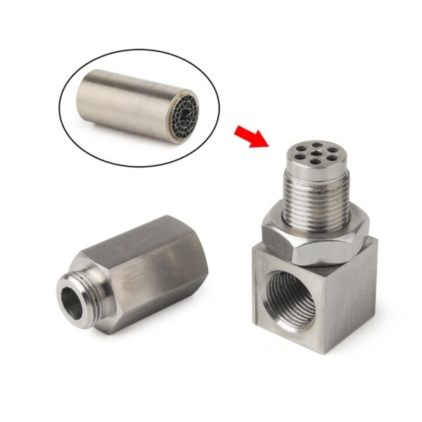 Universal O2 Oxygen Sensor Extender 90 Degree eller 45 Degree 02 Bung Extension