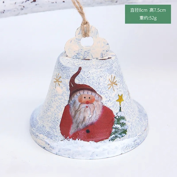 Jul Klocka Jul Dekorativt Hänge Kreativt Xmas Hänge Linje Rep docka