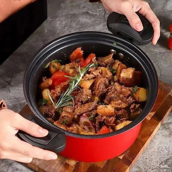 Tryck kokare 3,5 l soppa kött gryta ris kokare gas spis mikro tryckkokare gryta gryta non-stick