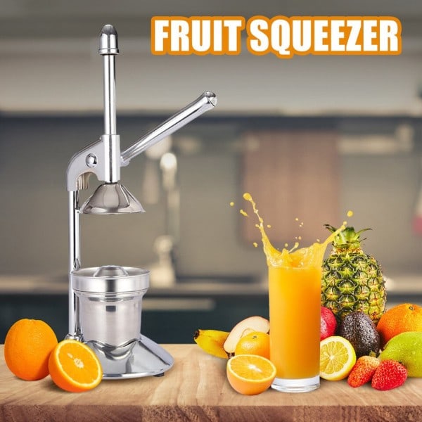 Hånd presser saftpresser maskine professionel citrus saftpresser hånd presser citruspresser maskine rustfrit stål citron saftpresser
