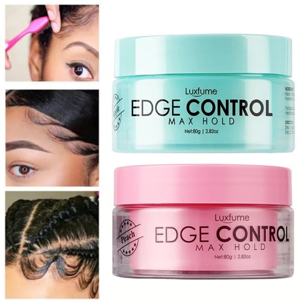 Frugt smag hår olie voks creme edge kontrol hår styling creme brudt hår finish anti-frizz blank hår fikseringsmiddel gel