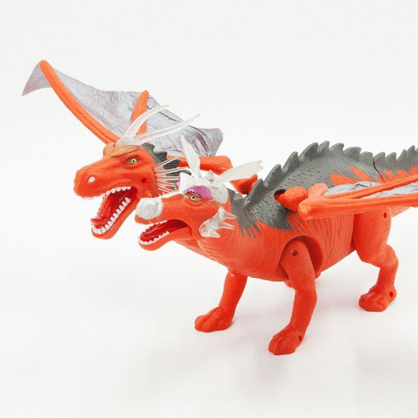 Jura alder Dinosaurer Elektrisk dobbel drage vinger flapping lys musikk simulering Dyremodell
