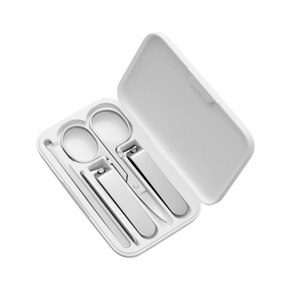 Original Xiaomi Mijia Manikyr Nagelklippare Pedikyr Set Bärbar Rese Hygiene Kit Rostfritt Stål Nagelklippare Verktyg Set