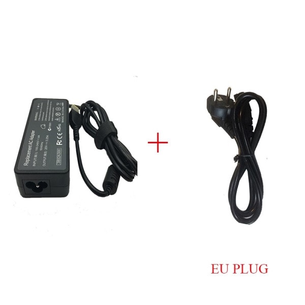 20V 3,25A 65W USB AC Bärbar dator Laddare Ström Adapter För Lenovo Thinkpad X301S X230S G500 G405 X1 Carbon E431 E531 T440s