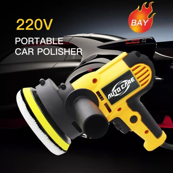 El Bil Polermaskin Maskin 3500rpm Auto Polering Maskin Slip Liten Bärbar Polering Vaxning Verktyg