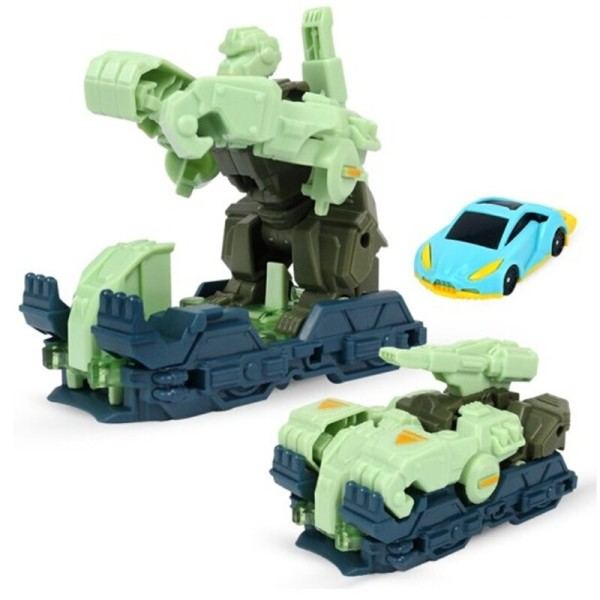 Vold Transformation Action Figur Robot Burst Deformation Bil Beast 360° Flip Capture Chip Dreng Børn Legetøj
