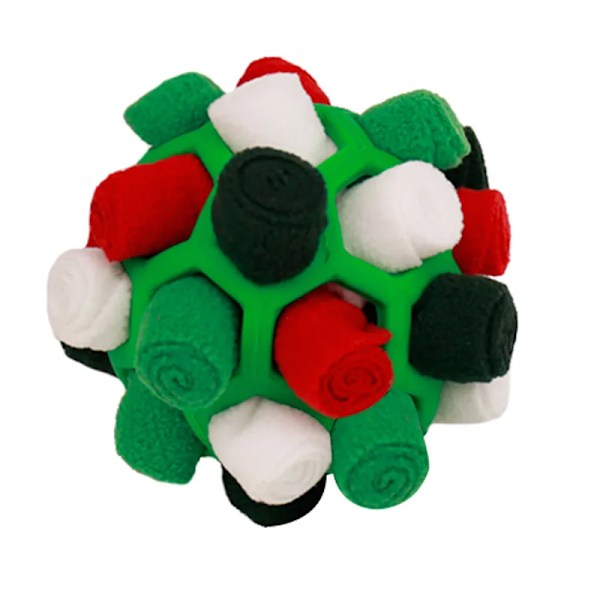 Hund sniffar boll leksak husdjur tibetansk mat långsam matning gummi boll öka IQ läckage mat matare