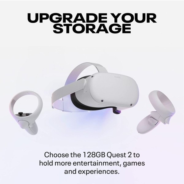 Original Meta/Oculus Quest 2 -  Avanceret All-in-One VR Virtual Reality Gaming Headset - 256GB