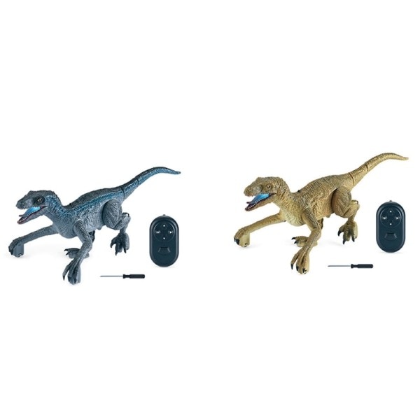 Kaukosäädin Dinosaur, Elektroninen Realistinen Kävely Dinosaurukset Valoilla Ja Mölyävillä äänillä Lemmikit lelut