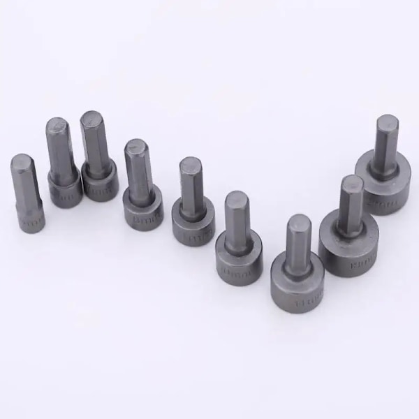 5mm-13mm Insexkant hylsor munstycken mutter skruvdragare set skruvmejsel set