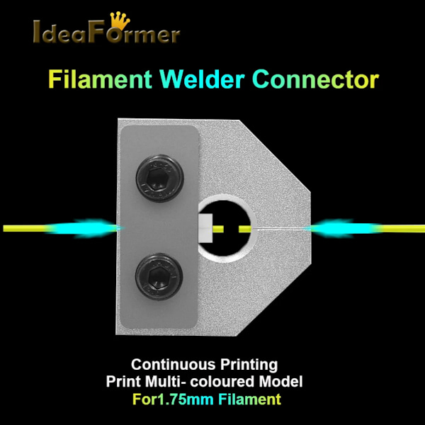 3d skrivare tillbehör 1,75 MM filament svetsare kontakt fogare verktyg filament skarv filament svetsning för allt slag PLA/ABS/PETG