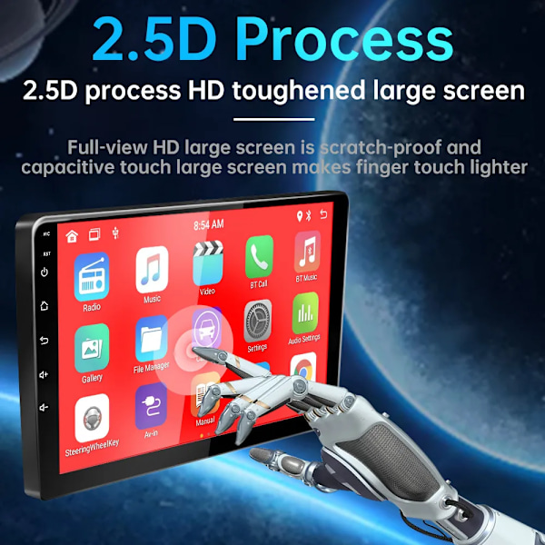 Android 11 Auto Radio Autoradio 32G 2 Din 9" Universaali WIFI GPS Auto Audio Multimedia soitin