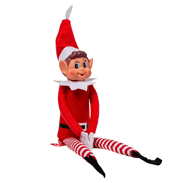 Rød jul alv dukke jule pynt jule bord jule tre pynt