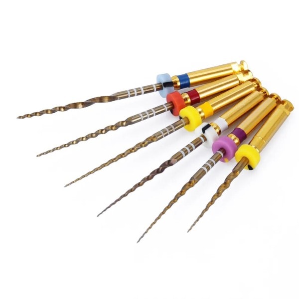 5 Lådor Dental Endodontic Guld Large Taper File Rotary Files Engine