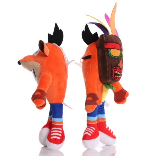 26 cm Crash Bandicoot crazy trilogi serie plys dukke Nødt dyr ulv udstoppet plys legetøj