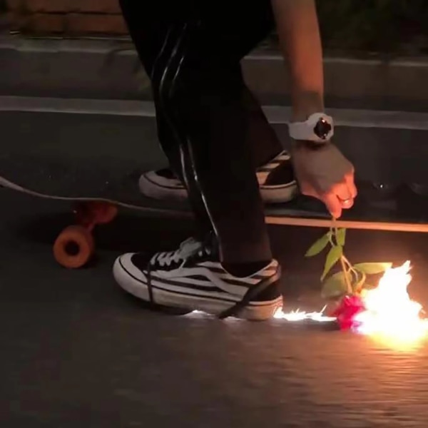 2 deler  Sykkel Sykkel Motorsykkel Såle Flame Enhet Utendørs Gnist Såle Gnist Skateboard Gnist Kjøreverktøy