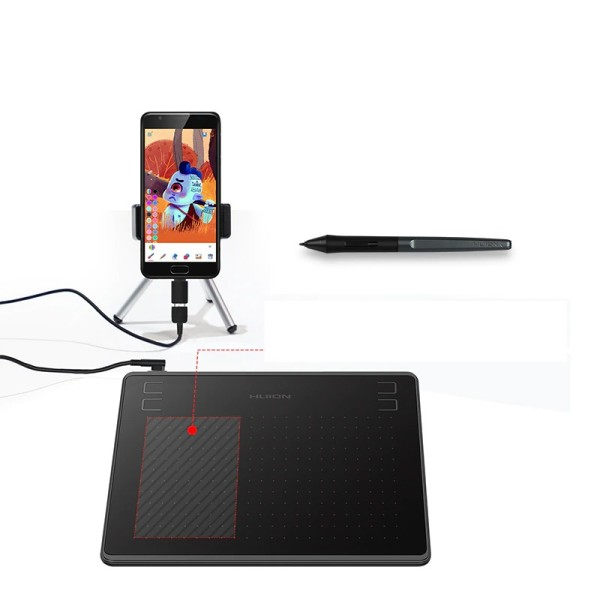 6x4 tuumaa graafinen piirustus tabletit puhelin tabletti maalaus työkalut paristottomalla kynällä Android Windows ja macOS