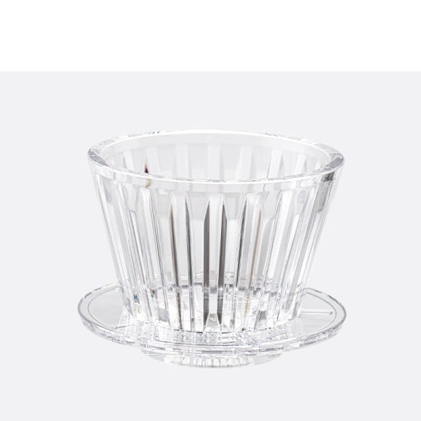 Wave Coffee Dripper Crystal Eye Pour Over Kaffe Filter PCTG 1-2 koppar kaffebryggare