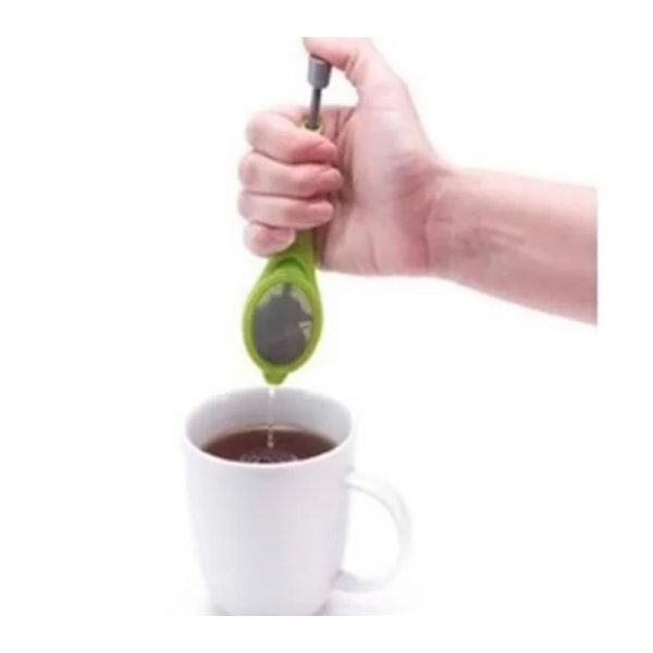 Te Infuser Innebygd stempel Sunn Intens Smak Gjenbrukbar Te pose Plast Te&Ckaffe Sil