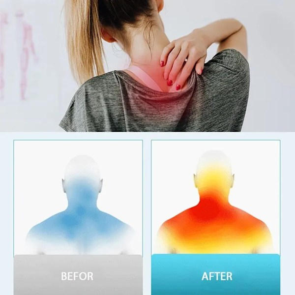 Multi Functional Nacke och axelmassage Hushåll nacke och rygg knådning verktyg med multipel justerbar varm kompress massage