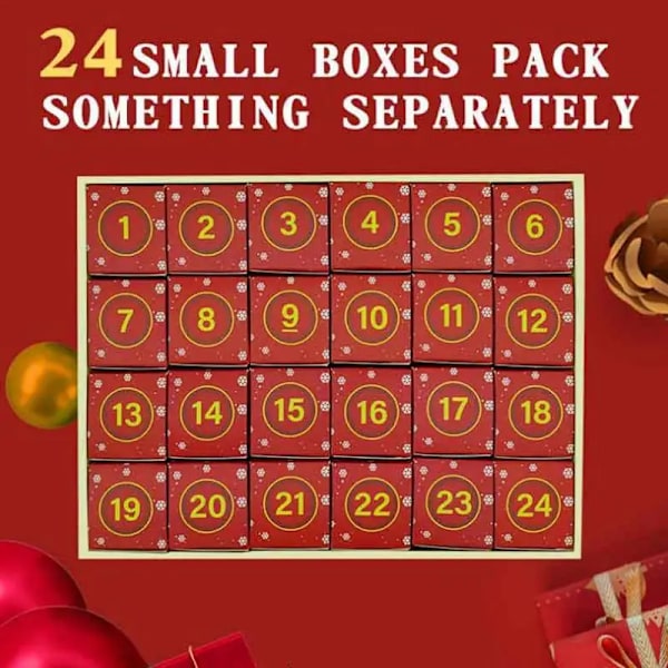 Jul advent kalender pussel present ask 24 dagar jul nedräkning kalender