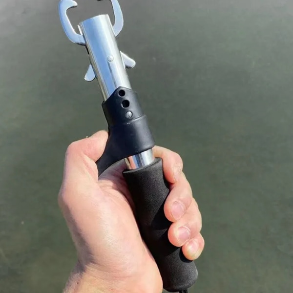 Rostfritt stål Fisk Controller Portable Professional Fish Grip Lip Catcher Folding Tång