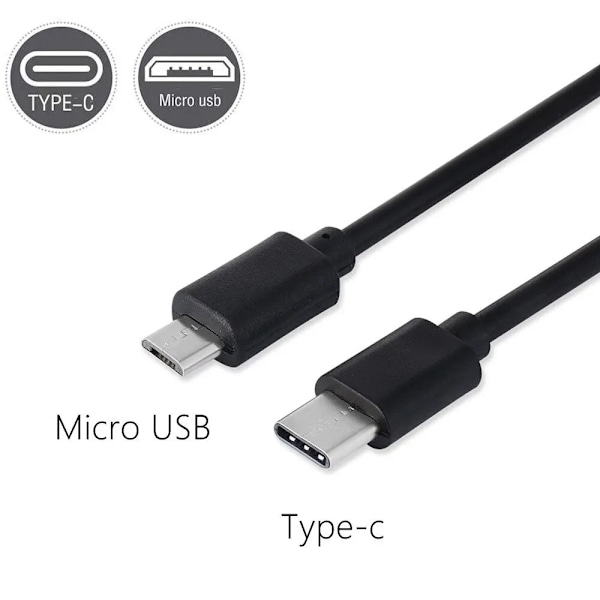 Typ C till Micro USB Hane Sync Ladda OTG LADDARE Kabel sladd