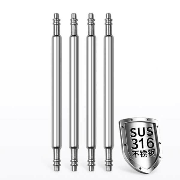 10 bitar Dia 1,5 mm/1,8mm fjäder stänger rem länk stift