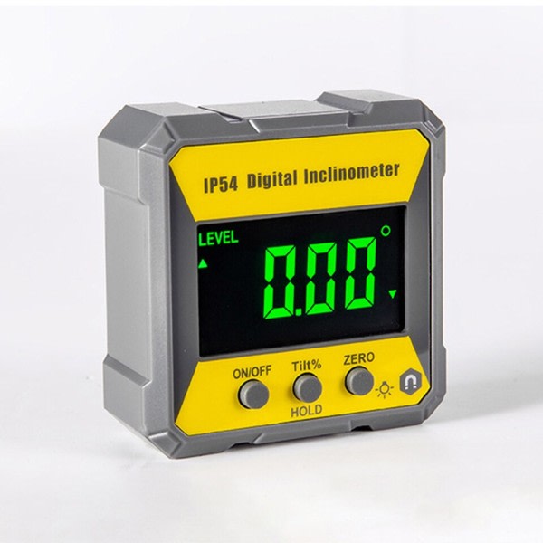 Digital Nivå Protractor Lutningsmätare Magnetisk Bas Digital Vinkel Mätare med Bakgrundsbelysning Level Tester Mätningsverktyg