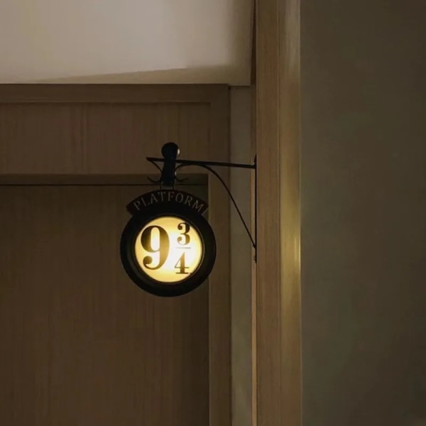 Vintage hængende lampe magisk nat lys merican film beslag lampe LED væg lys
