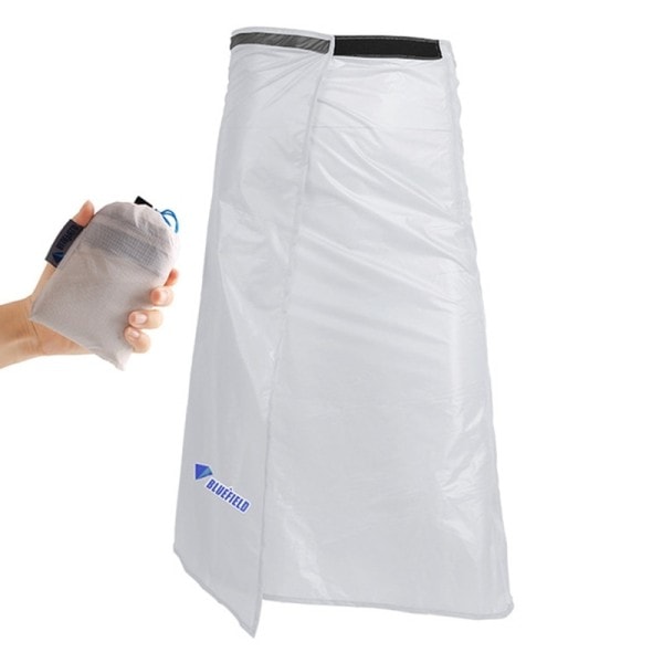 Lättvikts 15D Silicon Beläggning Regn Gear Regnkläder Långt Regn Kilt