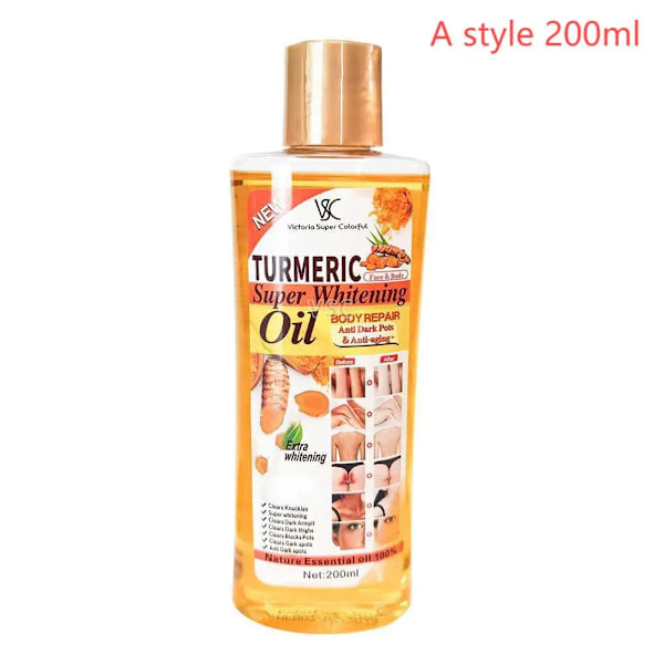 Gurkemeje æterisk olie ansigtsbehandling kropsmassage olie 200 ml