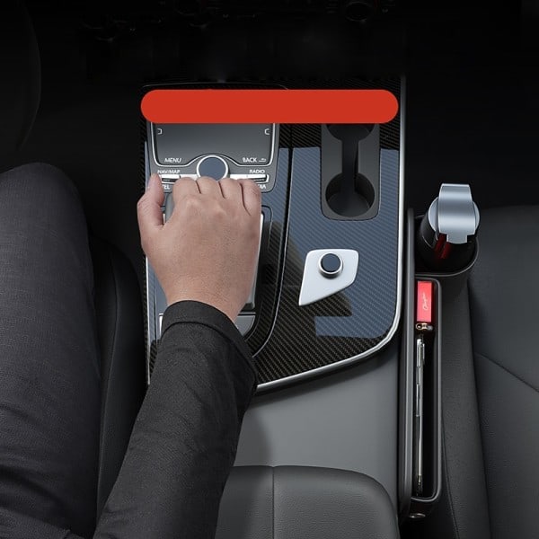 Auto istuin väli vesi kupin pidin nahka yleis rako sivu säilytys laatikko