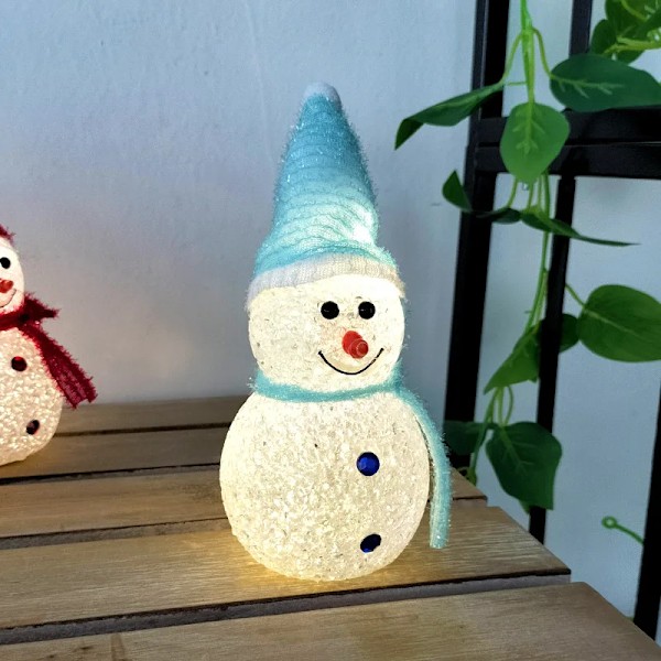 Joulu Lumiukko Sisustus valo aurinko LED Puutarha vedenpitävä valo
