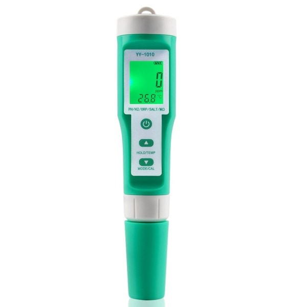 10 in 1 PH/EC/TDS/ORP/H2/Fertile/Salinity/S.G./Rresistivity/Temp  Vatten Kvalitet Meter Digital Multifunktion Tester