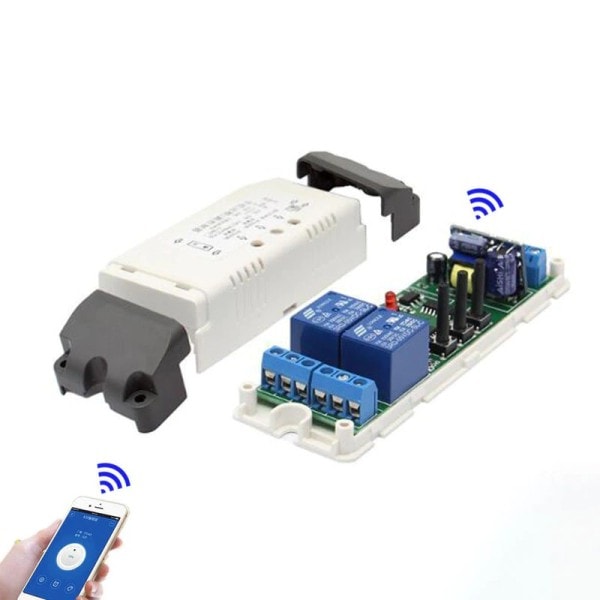 WiFi Smart Garage Dörröppnare Kontroller 433mhz RF Fjärrkontroll Switch Mottagare Röst Kontroll