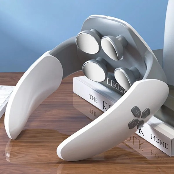 Intelligent Nack Massage Instrument Puls Värme Terapi Instrument Varm Kompress Nack Skydd Instrument
