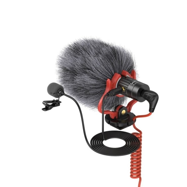 Päällä kamera mikrofoni isku kiinnikkeellä video mikrofoni stereo mikrofoni