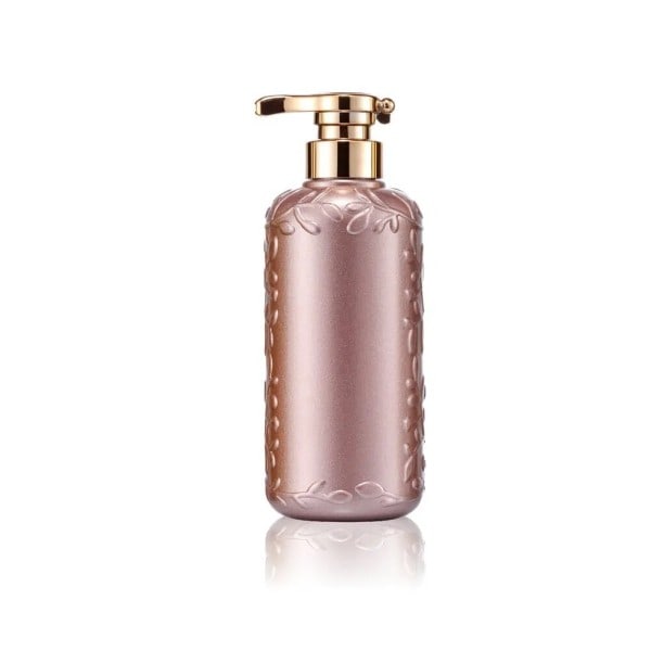 500ml Tvål Dispenser Flaskor 3D Löv Emboss Design Hand Skål Flaska För Kök/Badrum Tom Dusch Lotion Schampo Flaskor