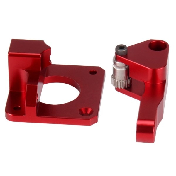 CR10 PRO Dual Gear MK8 Extruder Block Kit Feed Double Pulley Direct 1,75mm Ender