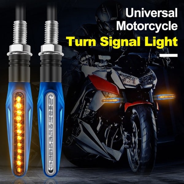 2 par Universal Motorcykel LED Sving Signal Lys Indikator Blinker Lys