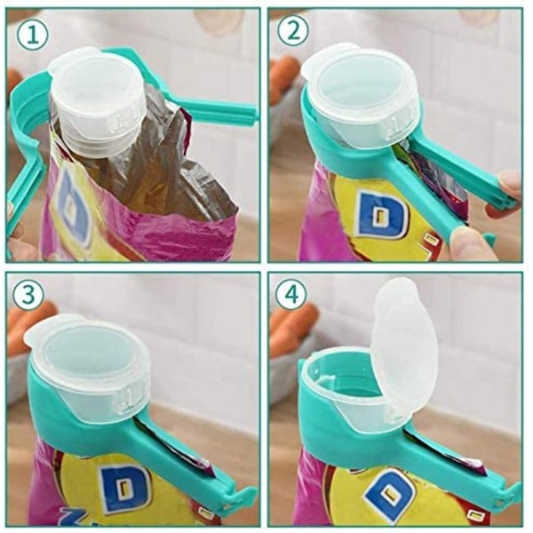 Forsegling Hæld Mad Opbevaring Taske Klip Snack Forsegling Klip Frisk Holding Sealer Clamp