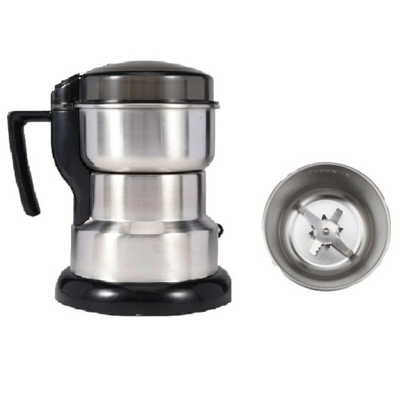 Elektrisk kaffe kvarn kök flingor nötter bönor kryddor korn kvarn maskin