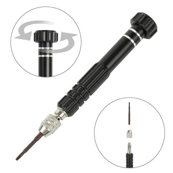 Precision Demontera Magnetisk Torx Cross Pentalobe Huvud Skruvmejsel Bit Reparation Kit För Android Mobil Telefon Öppet Verktyg