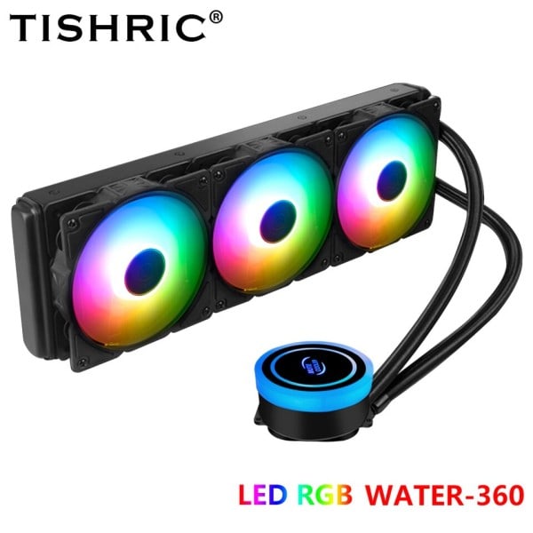 Vesi jäähdytin suoritin tuuletin 120mm 240mm 360mm suoritin jäähdytin RGB integroitu jäähdytin prosessori jäähdytin