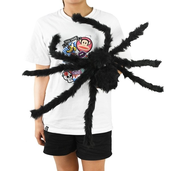 Kauhu Jättiläinen Musta Pehmo Hämähäkki Halloween juhlat koristelu rekvisiitta Lapset Lapset lelut